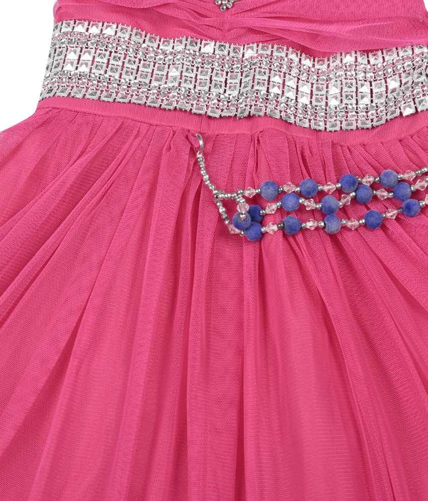 pink net frock