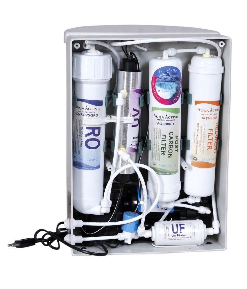 Aqua Active 12 Ltrs Dolphin RO UV UF Water Purifier White Price in India Buy Aqua Active 12