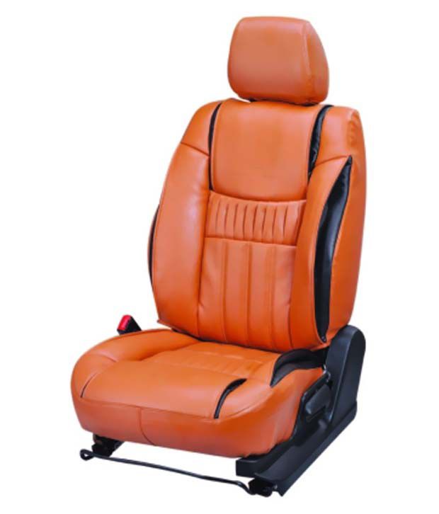 Elaxa Car Seat Cover For Ford Ecosport Orange At Low In India On Snapdeal - Best Seat Covers For Ford Ecosport