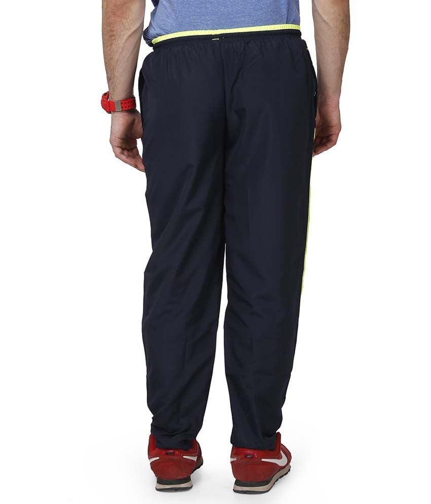 navy polyester pants