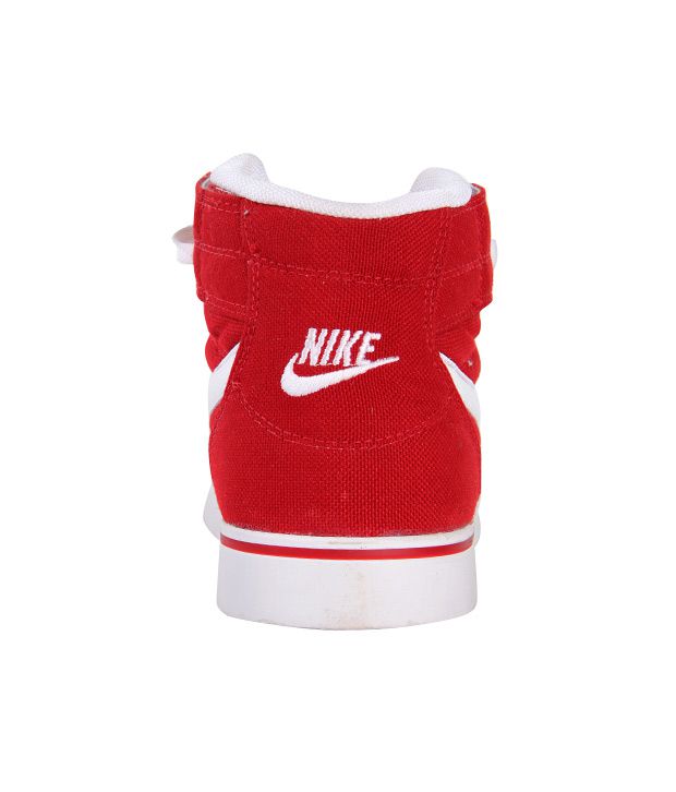 nike red shoes high ankle