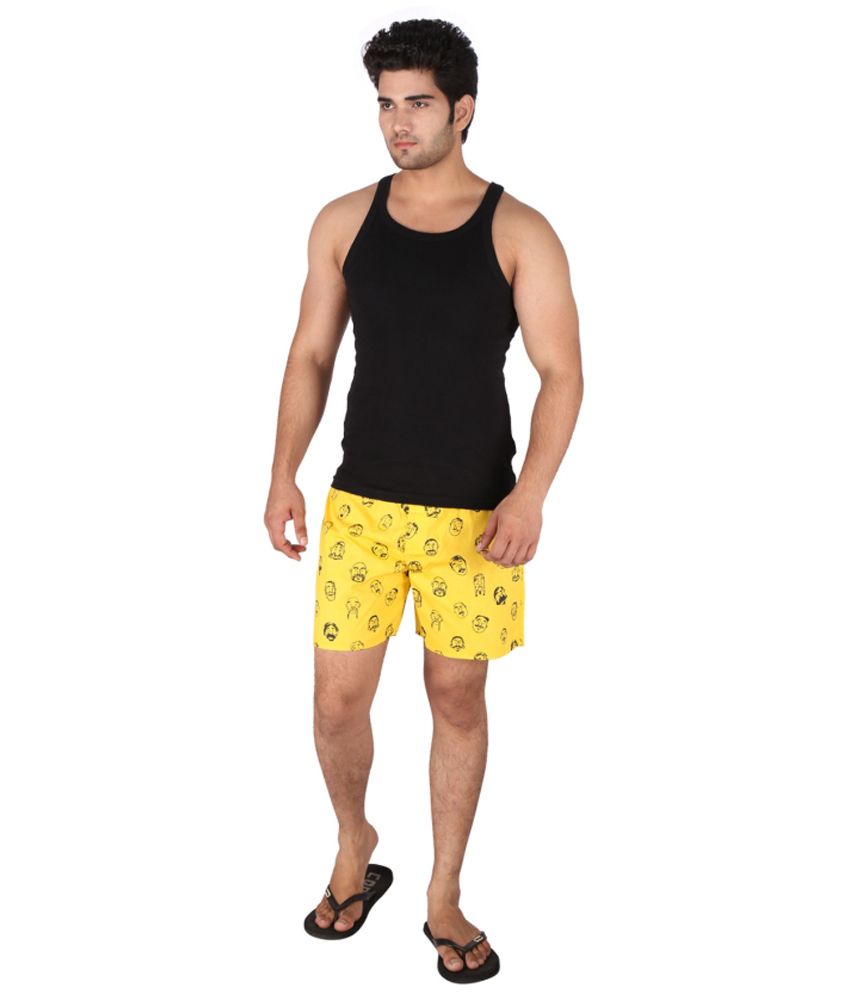 Baabo Yellow Cotton Underwear - Buy Baabo Yellow Cotton Underwear ...