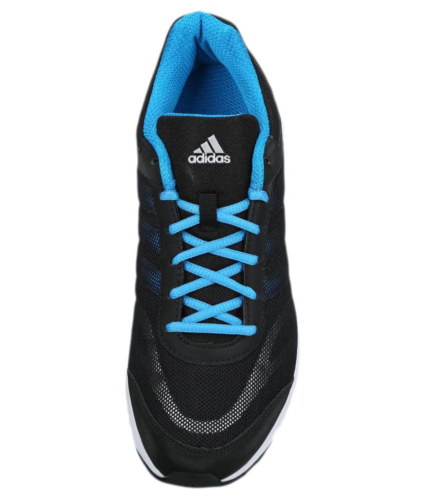 adidas black and blue shoes