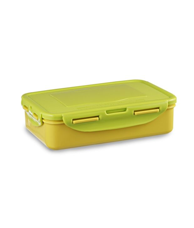 All Time Plastics Smart Lunch Box 800 ml Green and Yellow: Buy Online ...