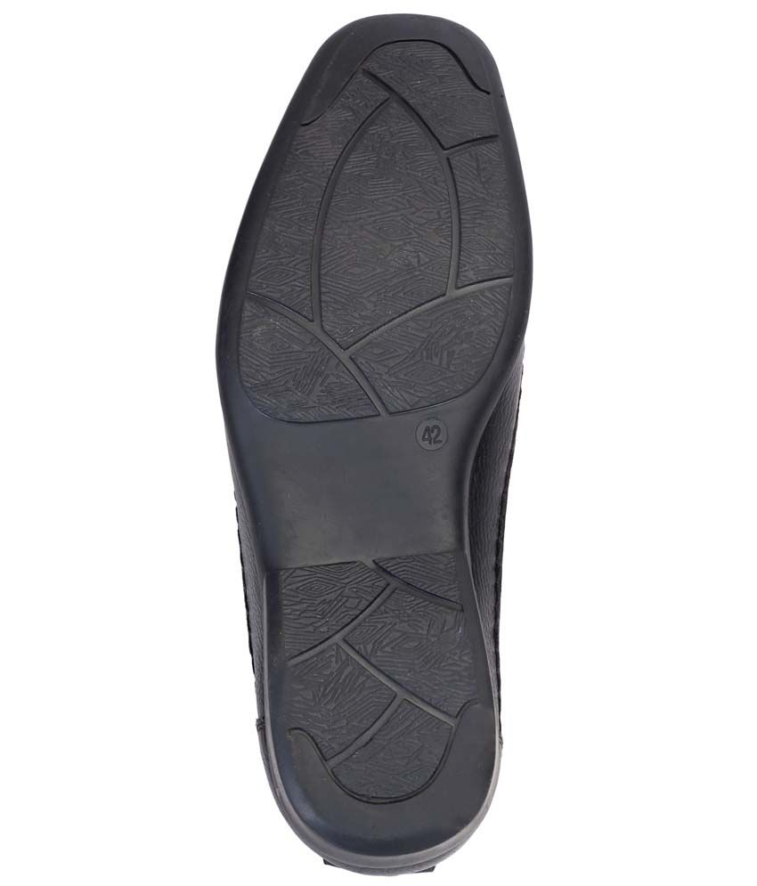 Atlas Shoes Black Formal Shoes Price in India- Buy Atlas Shoes Black ...