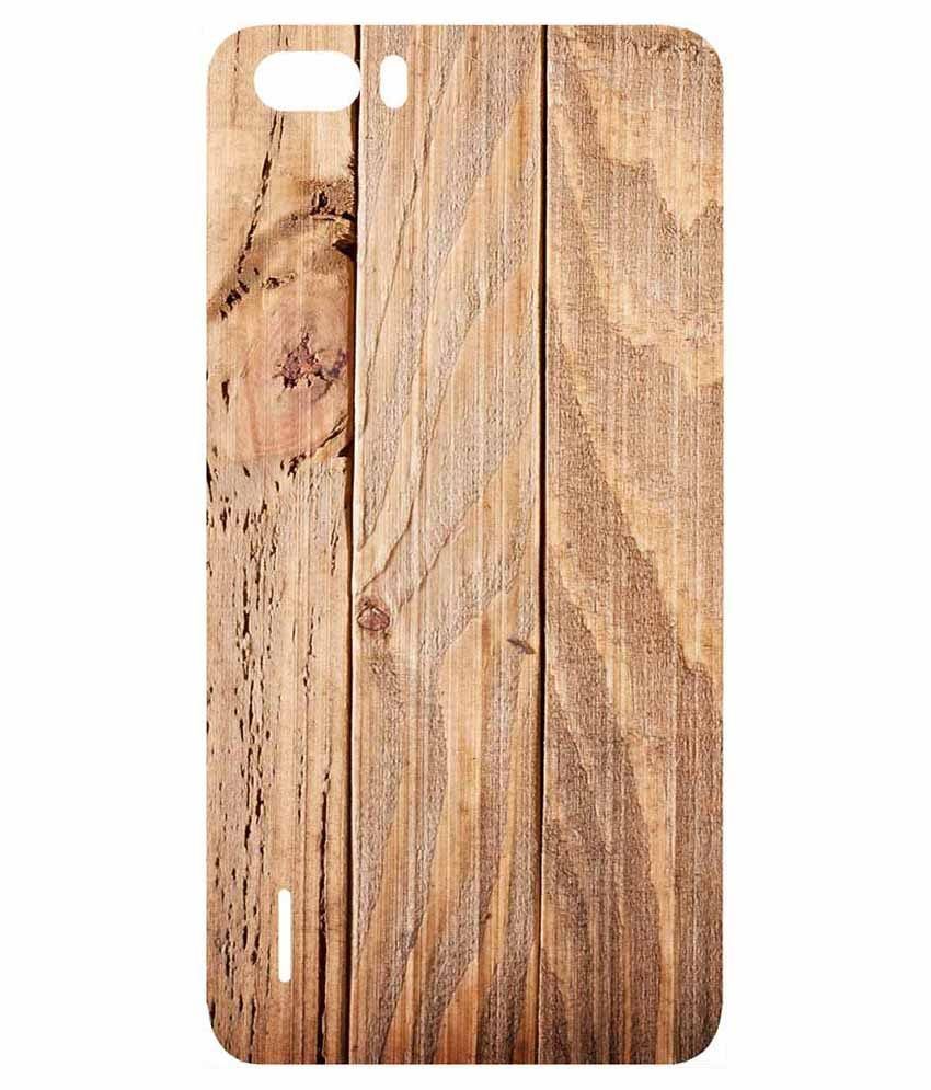 Casotec Back Cover For Huawei Honor 6 PlusMulticolour Plain Back