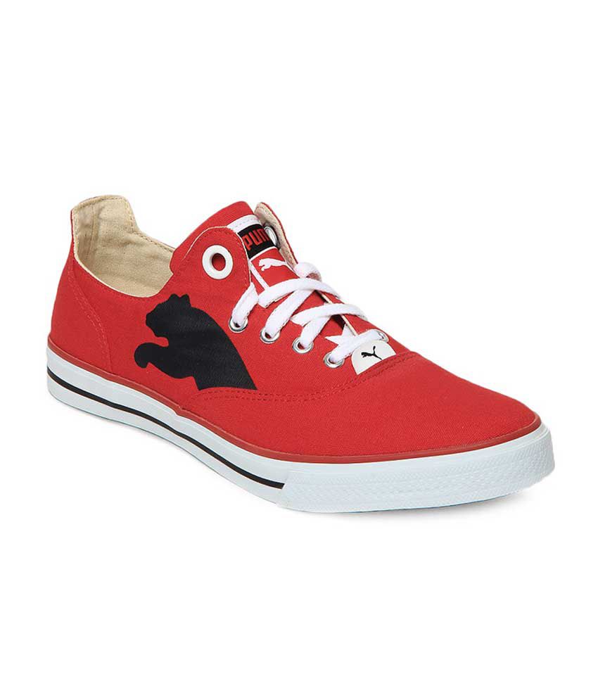 Puma Red Sneaker Shoes - Buy Puma Red 