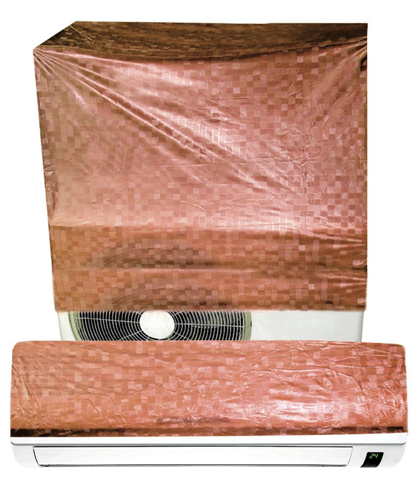     			E-Retailer Brown P.V.C Split Air Conditioner Cover for 2 Tonn (Universal)