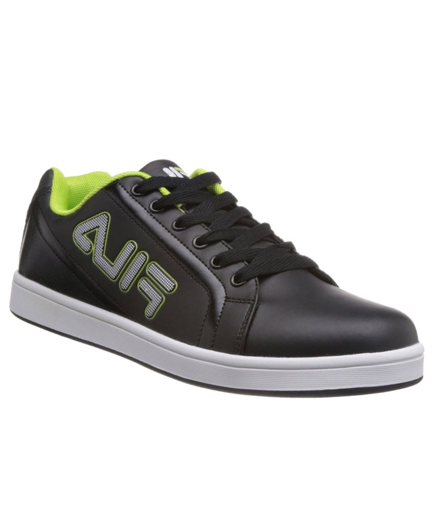 fila black casual shoes