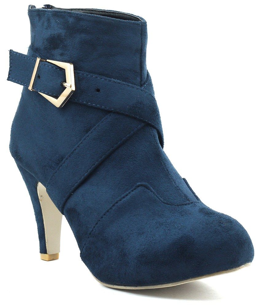 navy slouch boots