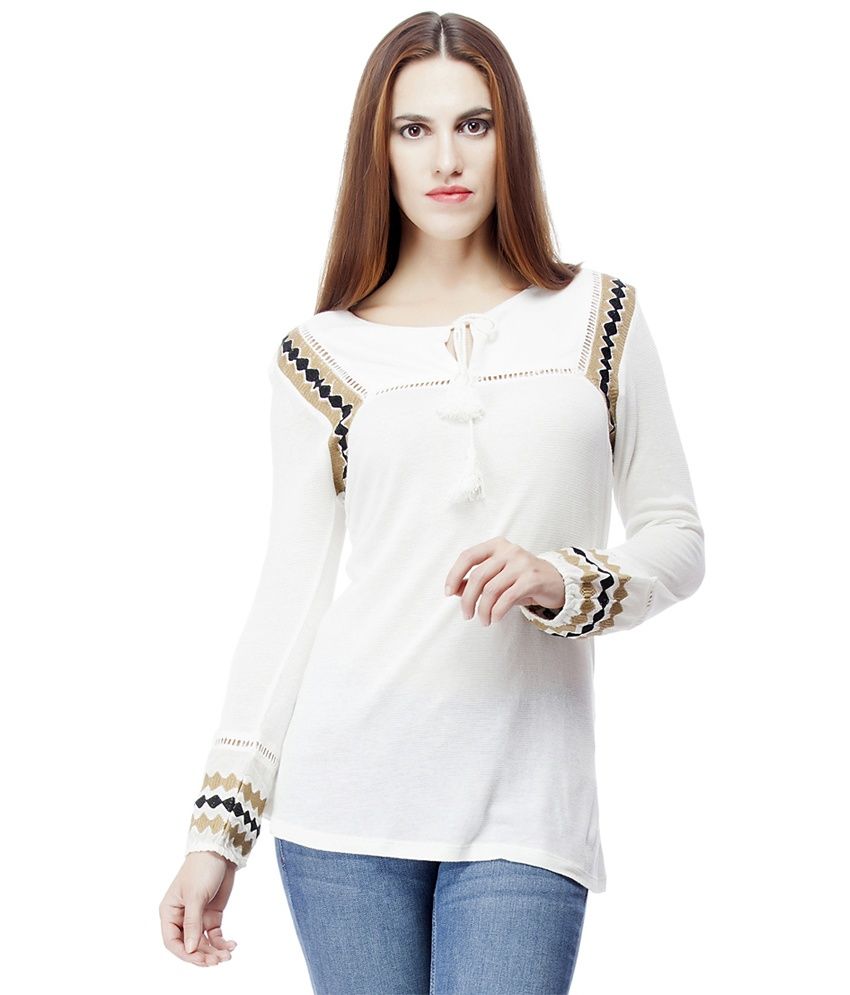 white cotton tops uk