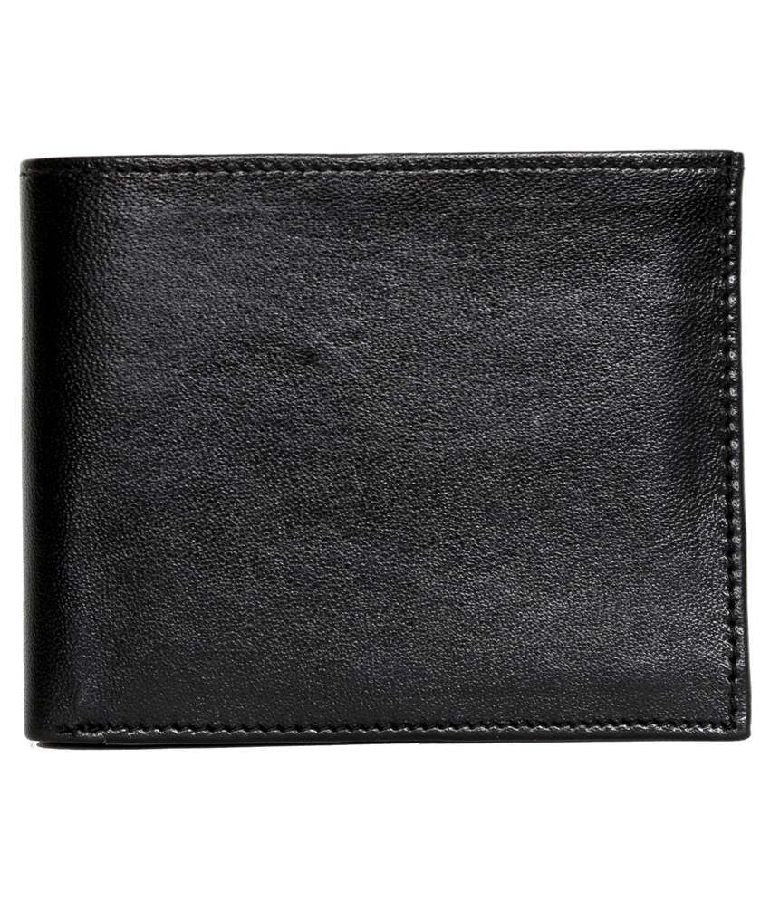 Kapi Black Leather Wallet: Buy Online at Low Price in India - Snapdeal
