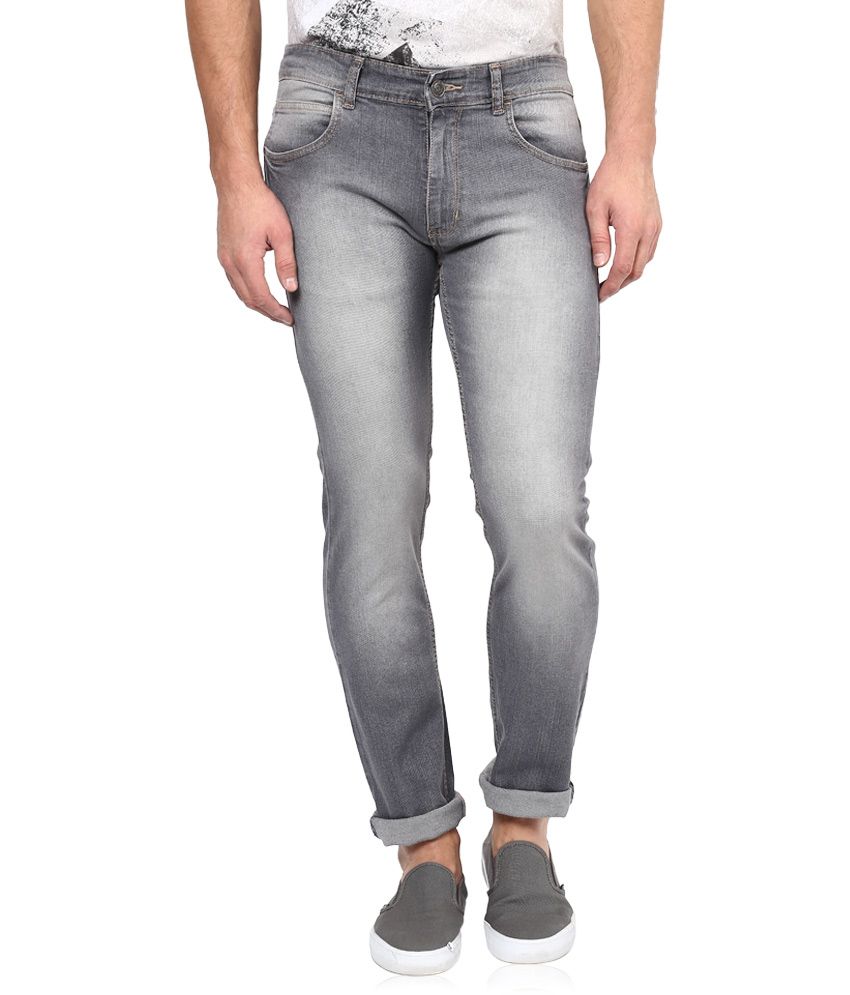 grey slim fit jeans