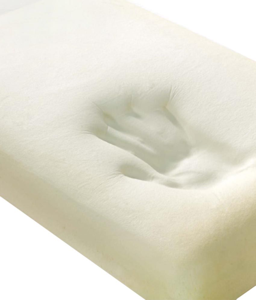 Shopboxx White Polyester Memory Foam Pillow Buy Shopboxx White