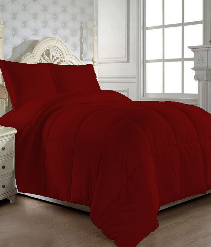 Scala Single Cotton Plain Comforter Set Of 3 Buy Scala Single