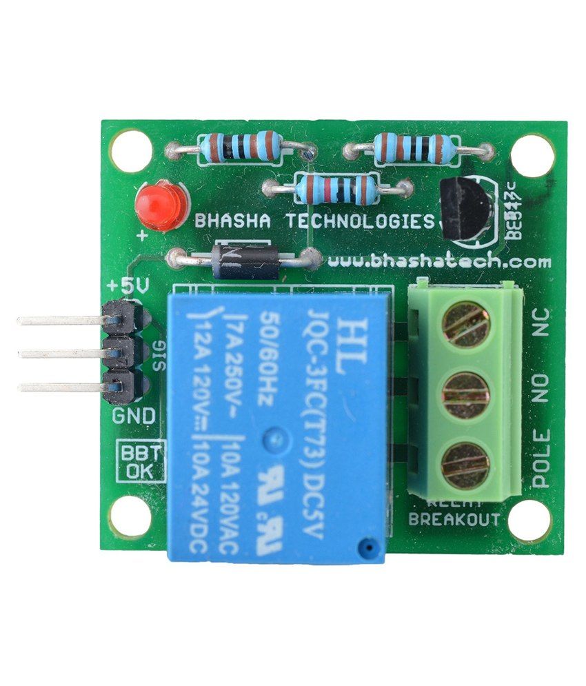 Bhasha Technologies Relay Breakout Board Buy Bhasha Technologies