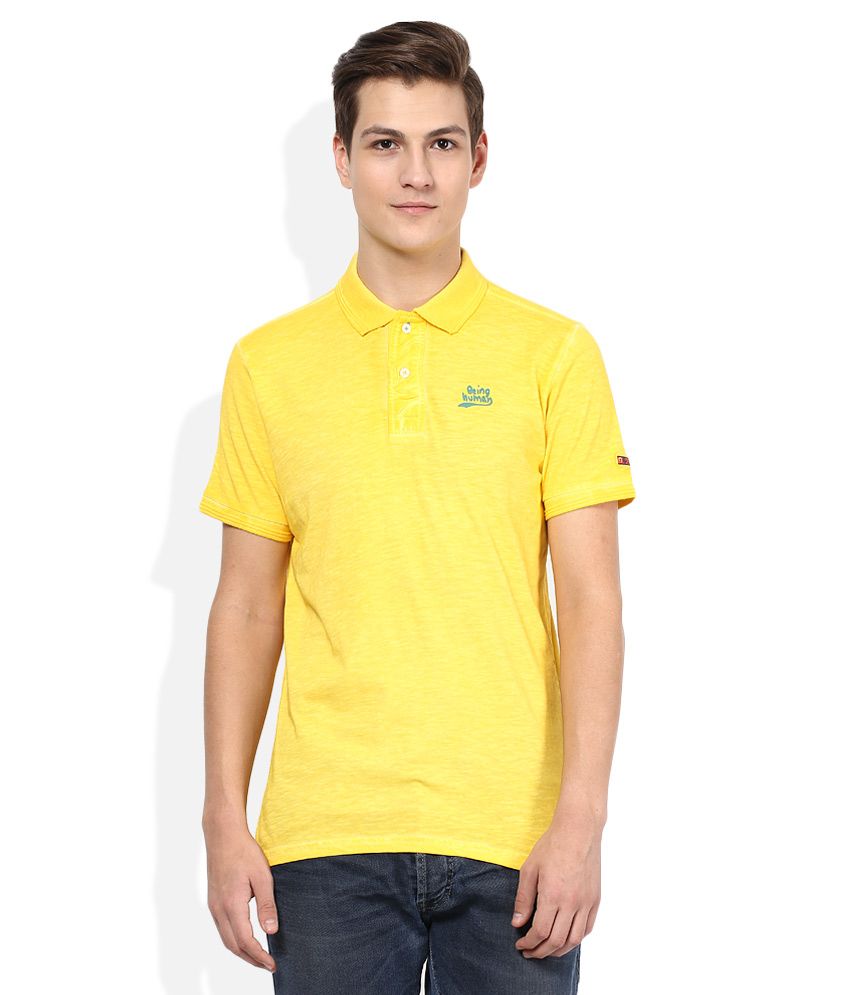 being human yellow t shirt