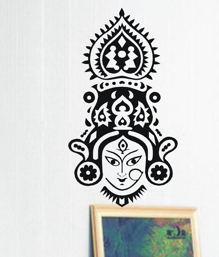     			Decor Villa Black Devi Wall Sticker