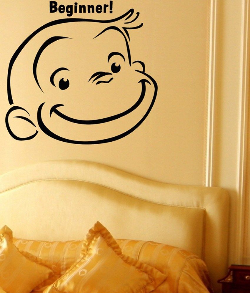     			Decor Villa Black Monkey Wall Sticker