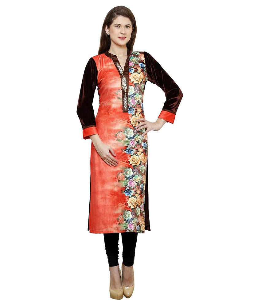 Dhavani Multicolor Woollen Kurti Buy Dhavani Multicolor Woollen Kurti