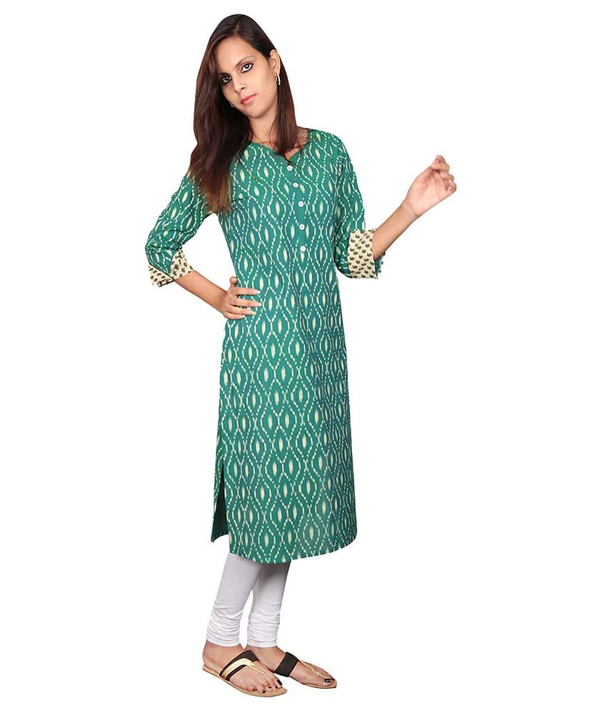 saffron threads kurtis
