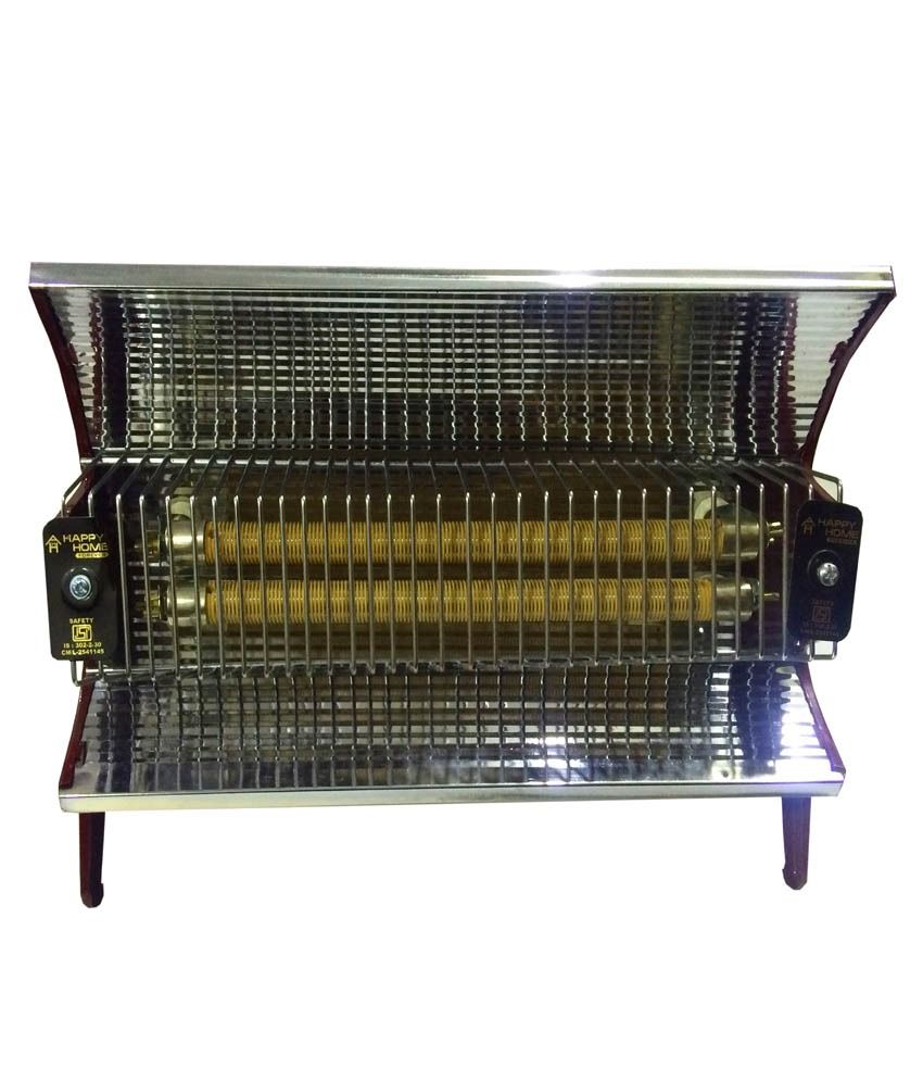 Happy Home 2000 Double Rod Room Heater Maroon