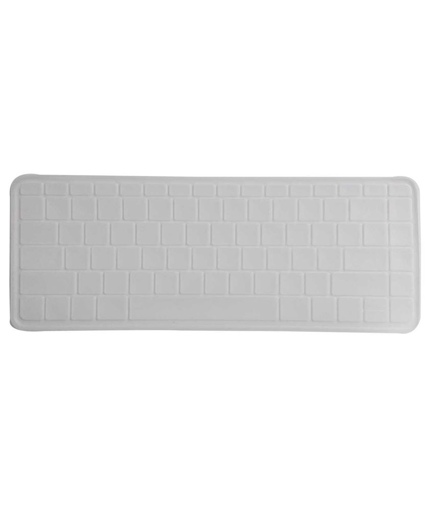 Saco Chiclet Keyboard Skin for HP 14-r202TU Notebook Transparent