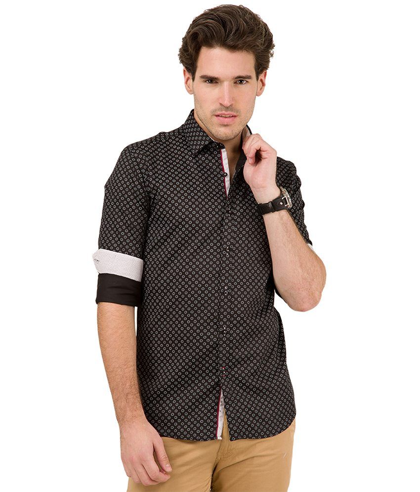 casual shirts black