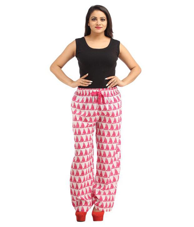 Buy Needlecrest Pink Cotton Pajamas Online at Best Prices in India ...