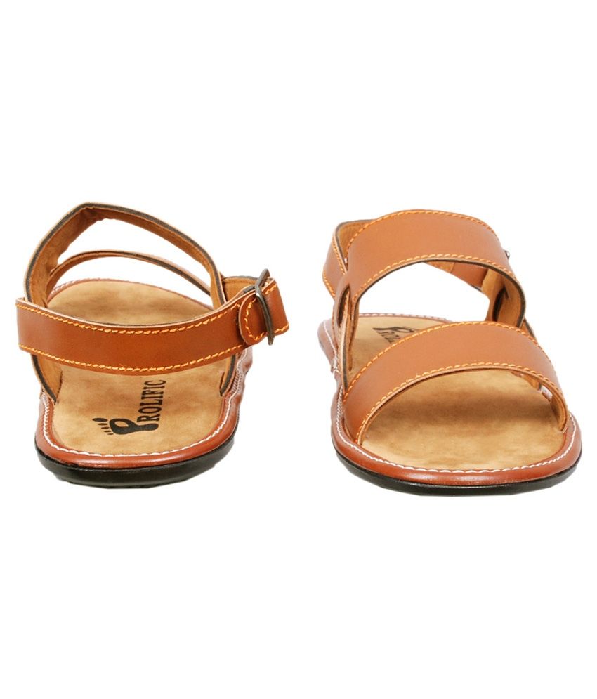 tan buckle sandals