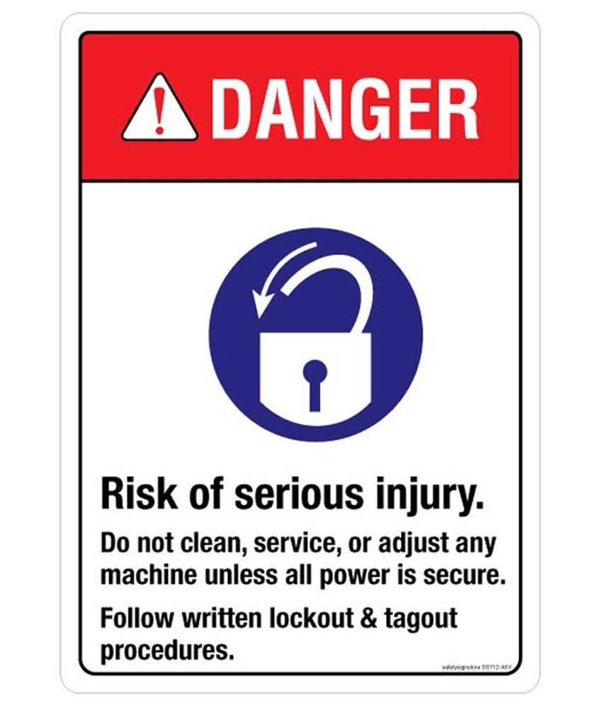 Safety Sign Store Self Adhesive Vinyl Sign Board Buy Online at Best