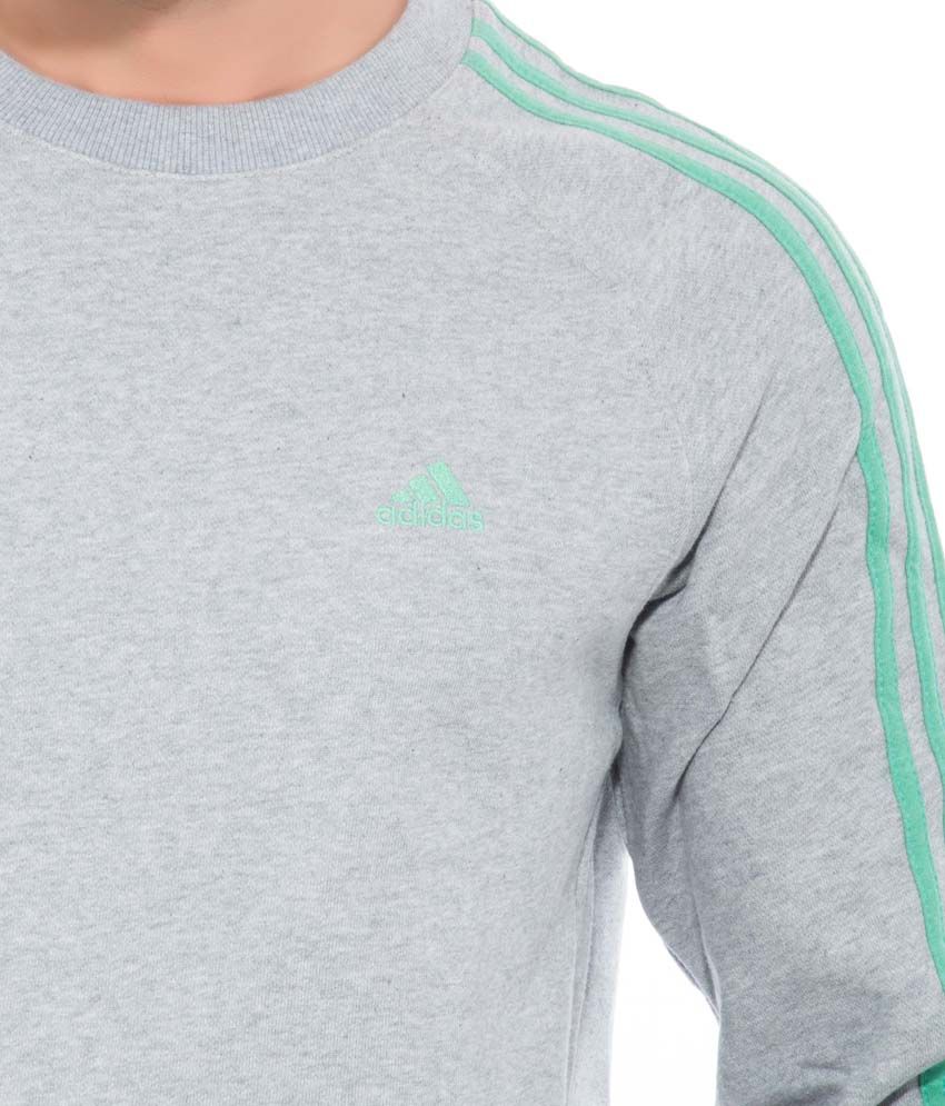 adidas full sleeve solid men's sweatshirt