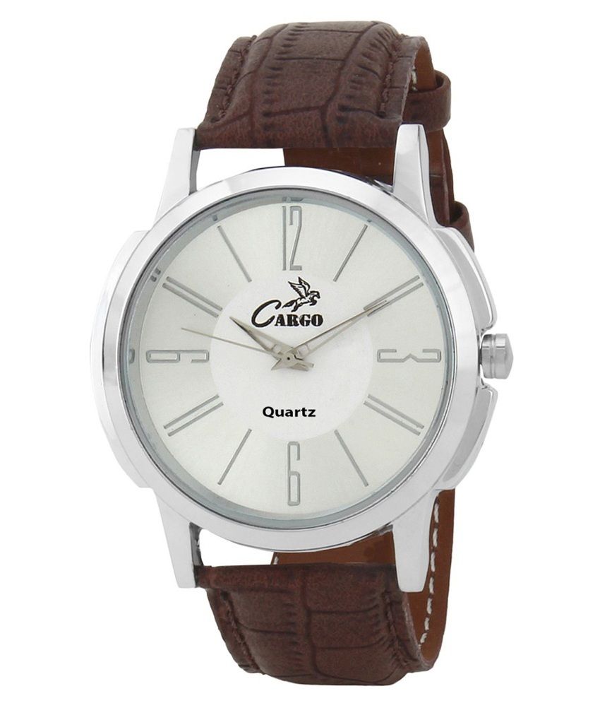 Cargo Watches Brown Strap Round Analog Watch Buy Cargo Watches Brown
