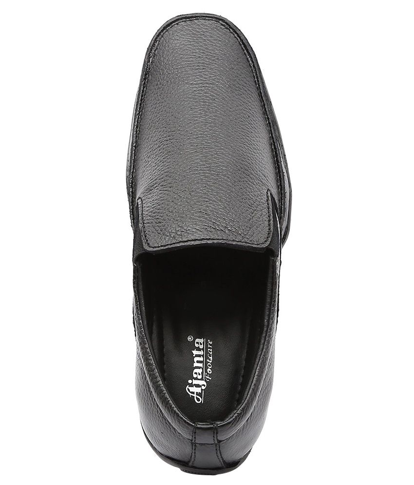 Ajanta Black Formal Shoes Price in India- Buy Ajanta Black Formal Shoes ...