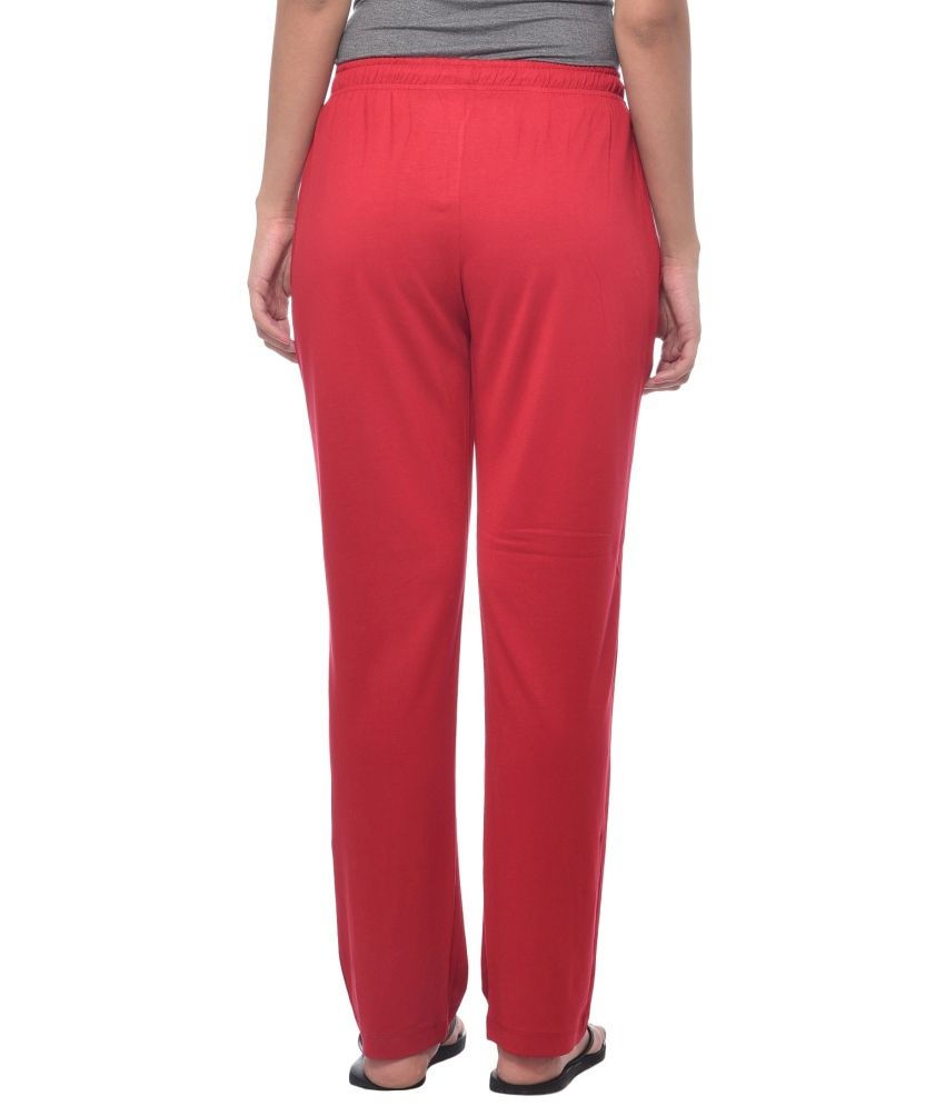 Buy Frenchtrendz Maroon Polyester Pajamas Online at Best Prices in