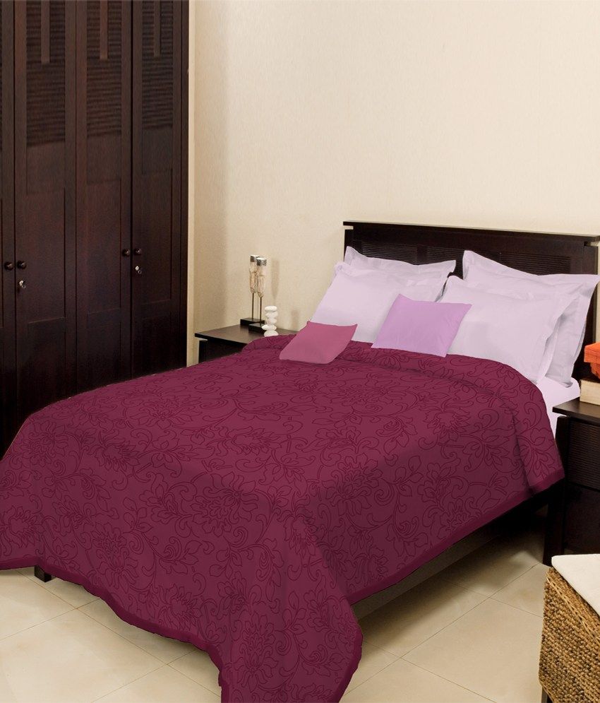 Bombay Dyeing Trident Pink Printed Single Bed Mink Blanket Buy Bombay