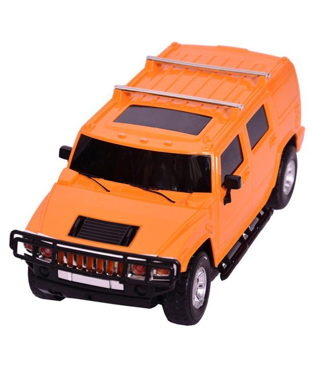 yellow hummer remote control car