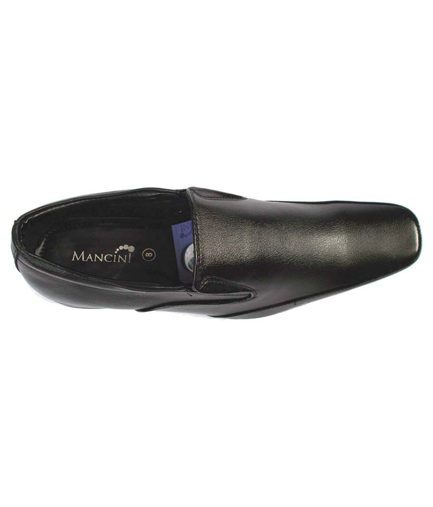 Mancini Black Formal Shoes Price in 