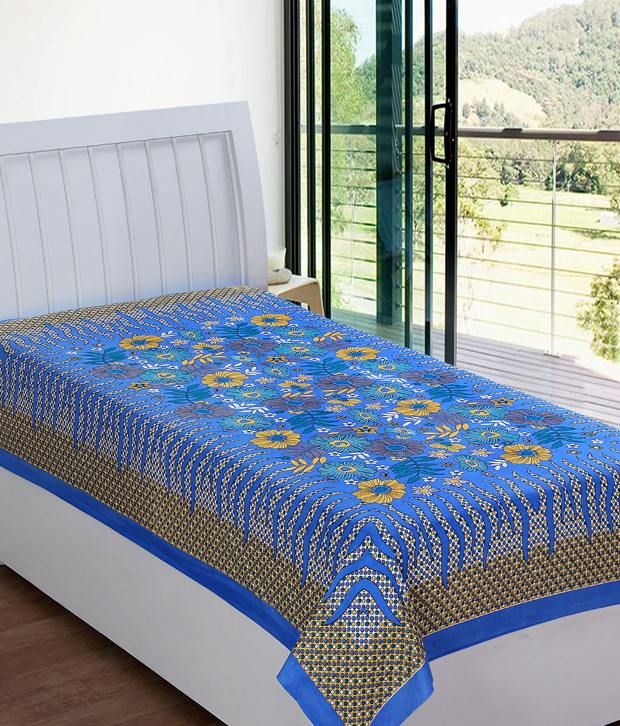 elegance-multicolor-cotton-single-bed-sheets-combo-of-2-buy