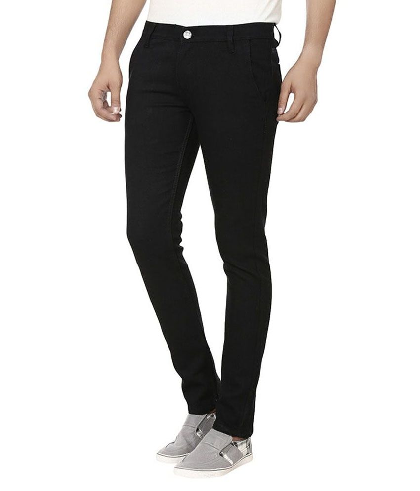Ruff & Tuff Garments Black Regular Fit Jeans Buy Ruff & Tuff Garments
