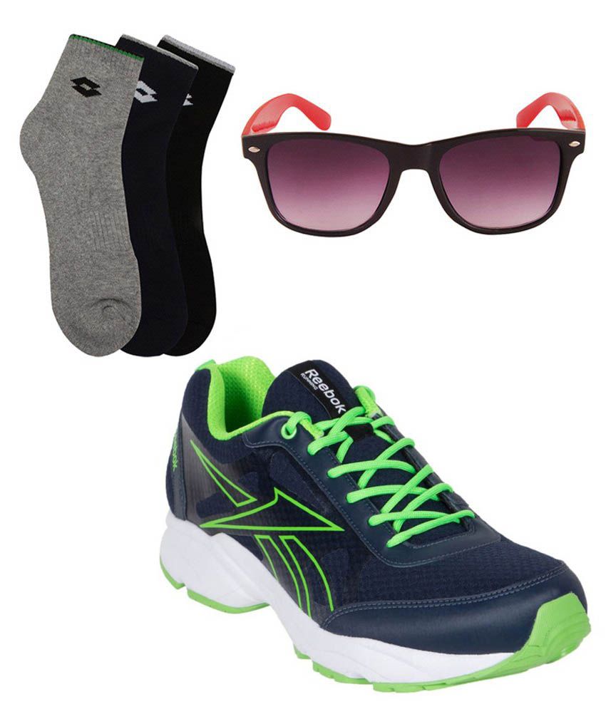 Reebok Combo Of Navy Sports Shoes With 