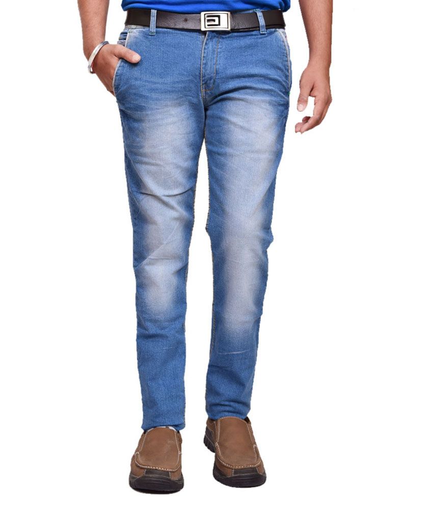     			British Terminal Blue Slim Fit Jeans