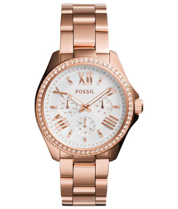 Fossil Gold Analog Wrist Watch for Women Price in India: Buy Fossil ...