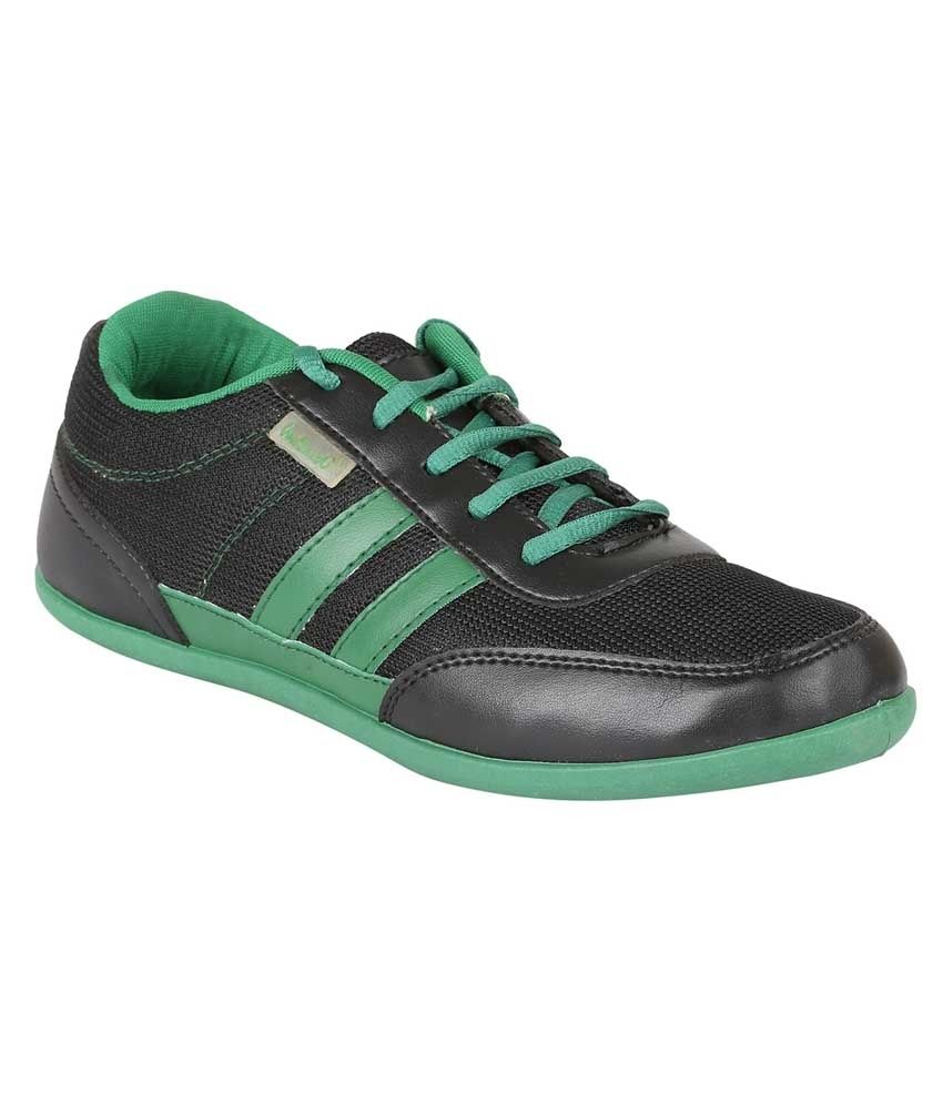 VKC Green & Black Smart Casuals Shoes Buy VKC Green & Black Smart