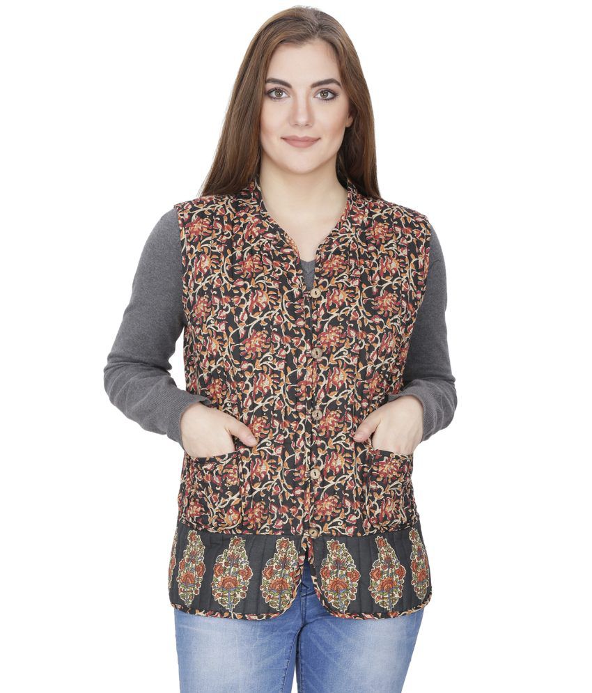 Buy Ethnic Multicolour Cotton Jackets Online at Best Prices in India ...