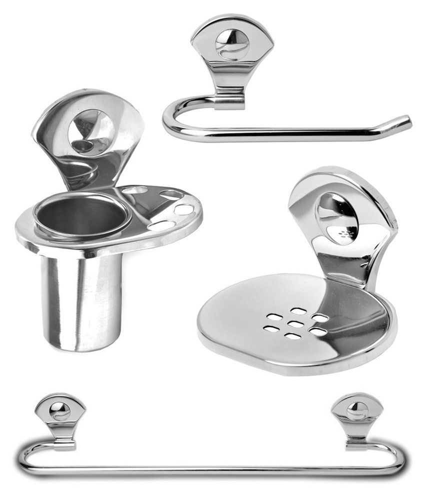 buy doyours stainless steel bath set - set of 4 online at low buy doyours stainless steel bath set - set of 4 online at low