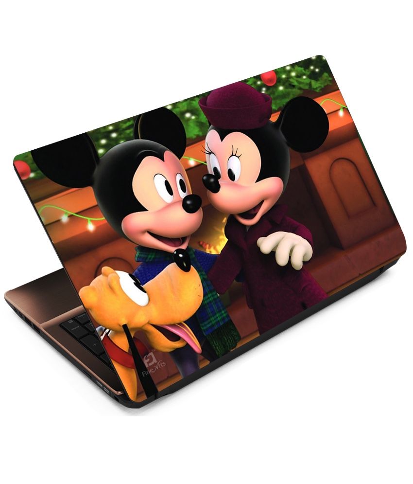 Indiashopers Mickey  Mouse  Laptop Notebook Skins for 13 3 