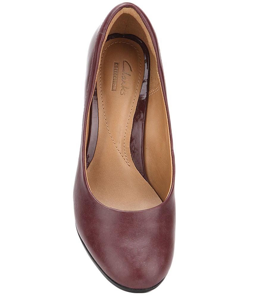 Clarks Brown Heeled Pumps Price in India- Buy Clarks Brown Heeled Pumps ...