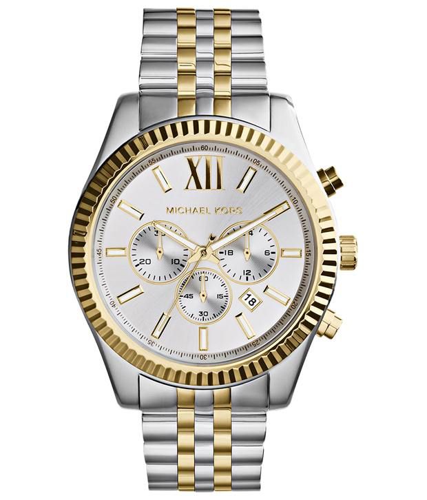 Michael Kors Silver Analog Wrist Watch for Men - Buy Michael Kors ...