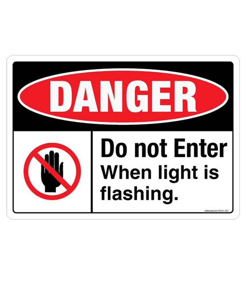 Safety Sign Store Danger Do Not Enter Safety Signacp Emergency Sign